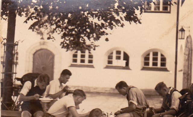 Served lunch at a Bavarian monastery
