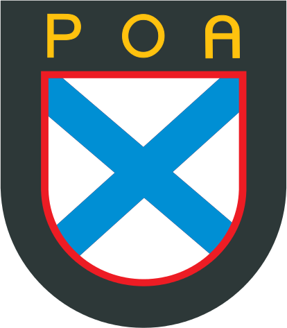 ROA (Russian Liberation Army) Chevron Identification insignia.