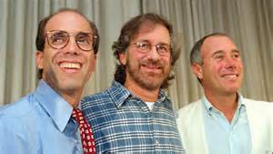 Left to right, Katzenberg, Spielberg, Geffen created "Dreamworks"