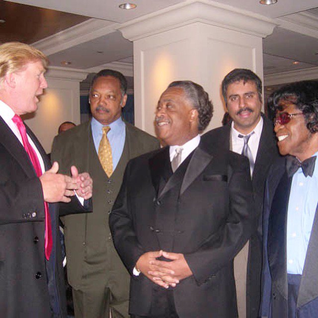 Trump and Sharpton