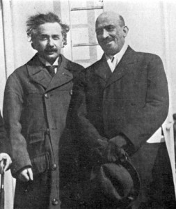Albert Einstein and Chaim Weizmann of World Zionist Organization in 1921.