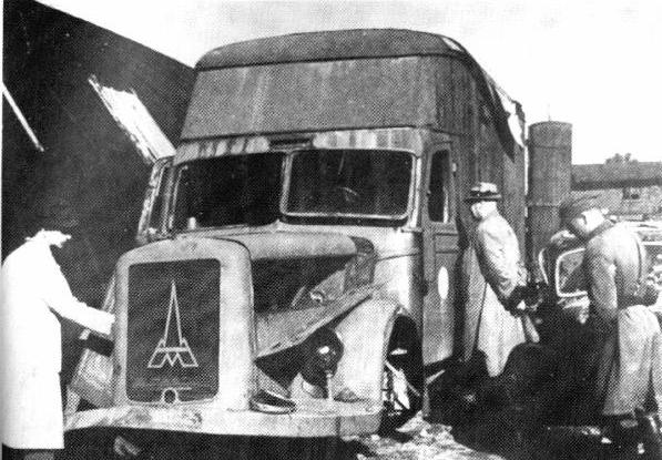 Magirus-Deutz van found in 1945 in Koło, Poland