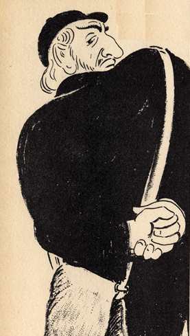 Stereotypical&nbsp; sneaky Jewish “moneybags”