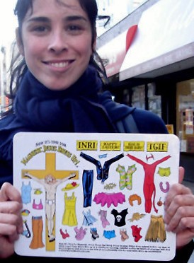 Jewish comedienne Sarah Silverman