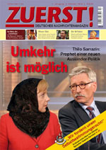 The October 2010 cover of Zuerst! magazine