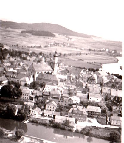 Klattau aerial view.