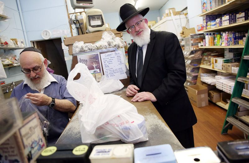 Aaron Feldman's small kosher grocery on Clifton Avenue