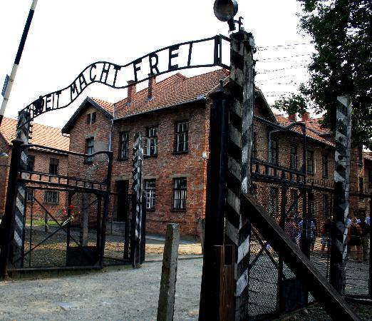 Auschwitz entrance