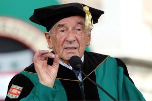 Elie Wiesel in robes.