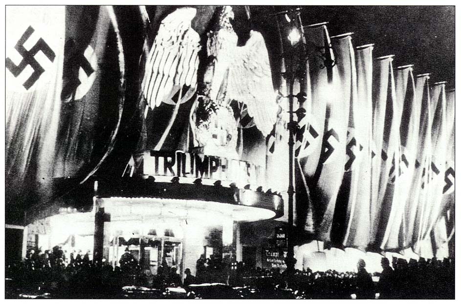 Premiere for Triumph of the Will by Leni Riefenstahl, 1935