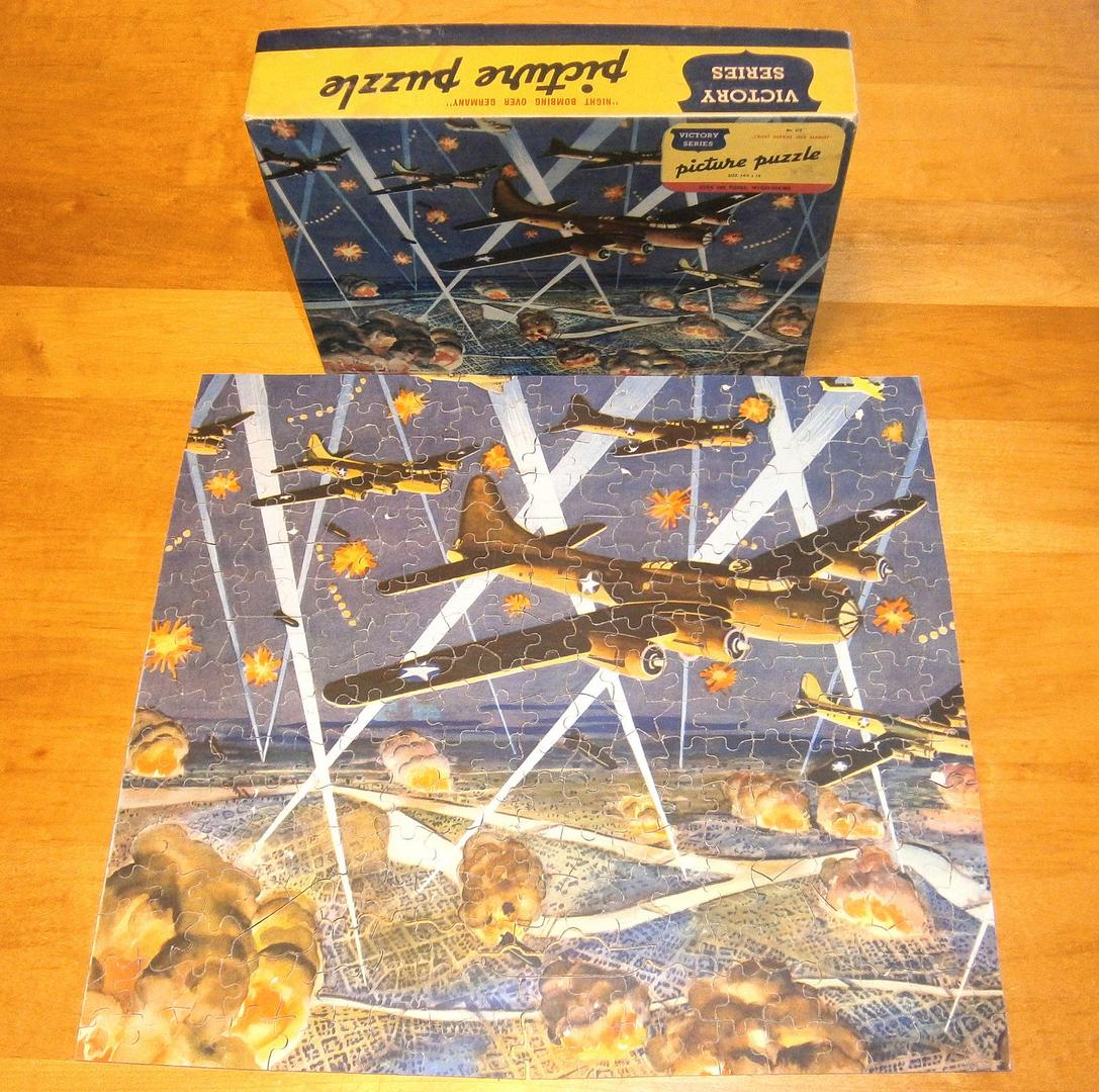 "Night Bombing over Germany - jigsaw puzzle