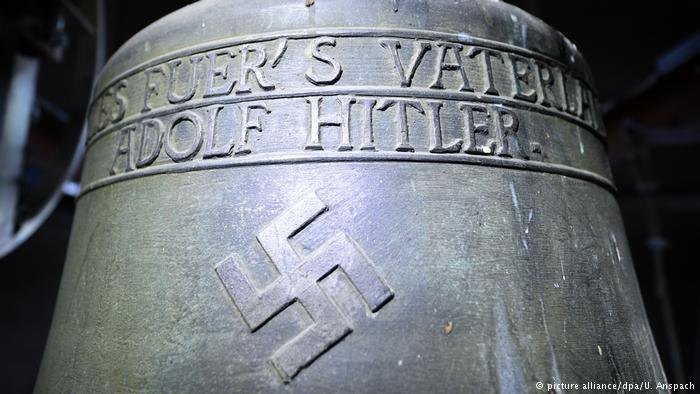 Bell commemorating Hitler at Herxhein.