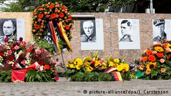 In the courtyard of the Bendlerblock, July 20th
