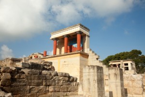 Minoan architecture example.