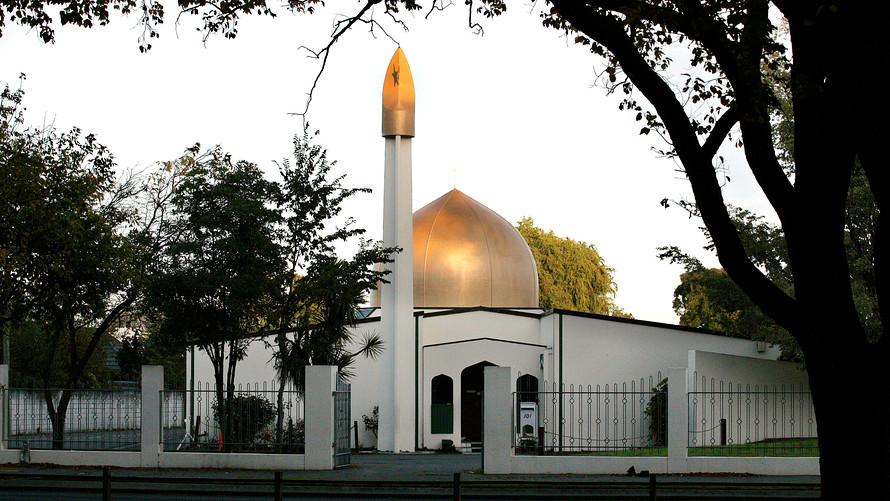 The mosque in Christchurch, NZ