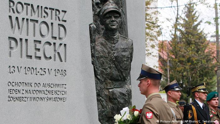 Witold Pilecki is falsely promoted by the Poles as a great hero of the holocaust. 