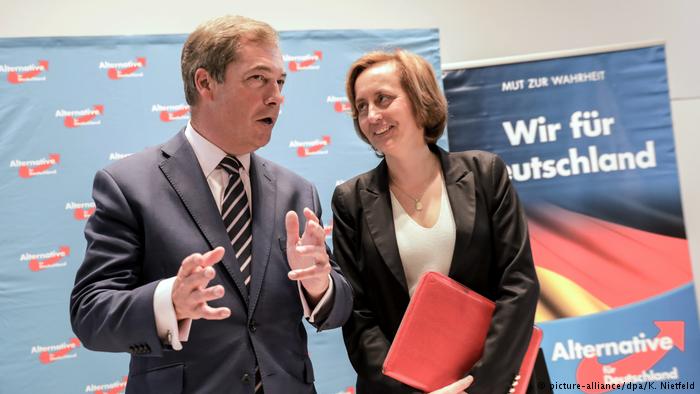 Nigel Farage with Beatrix von Storch