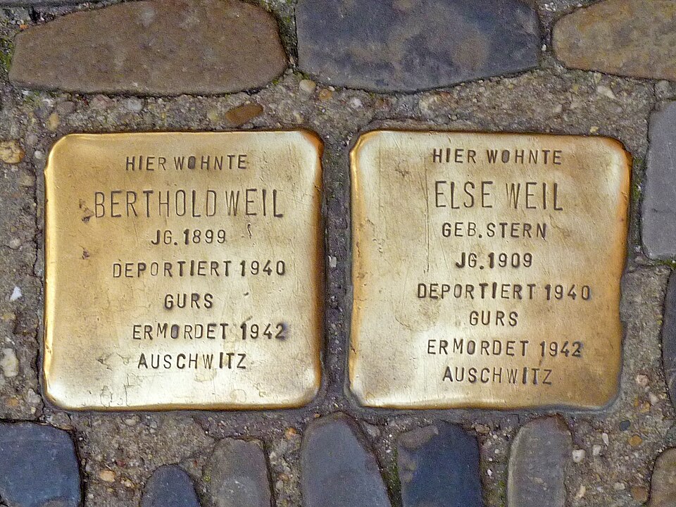 stolpersteines