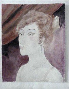 Otto Dix, Woman in Theater