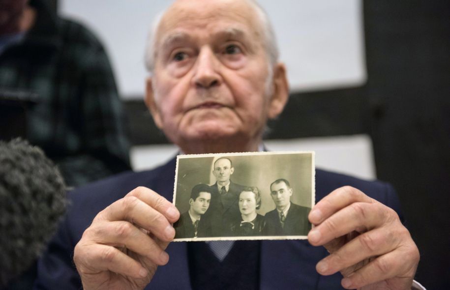 Auschwitz concentration camp survivor Leon Schwarzbaum