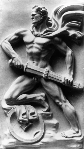 "Der Wächter" (The Watchman) relief sculpture by Arno Breker