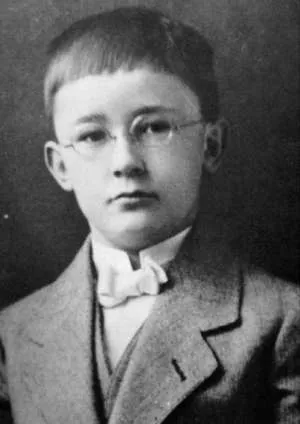 Heinrich Himmler as a schoolboy