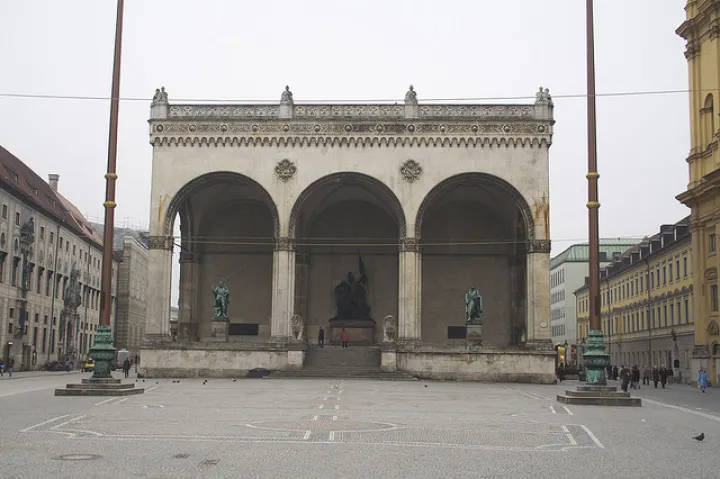 Feldherrnhalle on Odeonsplatz, Munich