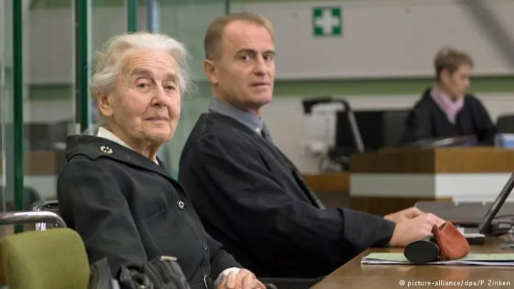 Ursula Haverbeck in court